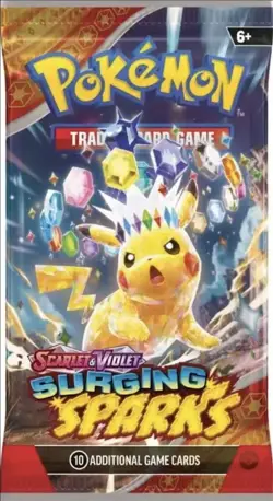 🟡 Surging Sparks Sleeved Booster Pack Pokemon TCG SEALED 🔥⚡ - Image 1