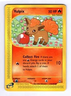 Vulpix Aquapolis #116 (2003) Common HP Pokemon - Image 1