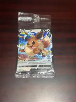 Pokemon TCG Bahasa Indonesia Language Eevee V Pokemon Festival Jakarta 378/S-P - Image 1