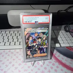 2025 POKEMON PRE EN-PRISMATIC EVOLUTIONS ULTRA RARE #137 FRIENDS IN PALDEA PSA 9 - Image 2