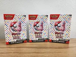 Pokemon TCG Scarlet and Violet 151 Booster Bundle x 3 New Sealed - Image 1