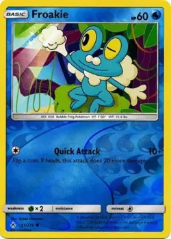 4x NM-Mint Froakie - 51/214 - Common - Reverse Holo Pokemon Unbroken Bonds - Image 1
