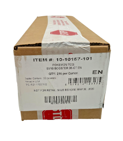 Auction #4 Pokemon TCG: SV10 Destined Rivals Booster Box Case Sealed - Image 1