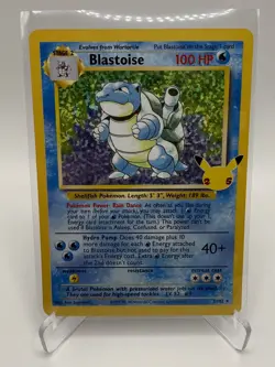2021 Pokemon TCG Celebrations - Blastoise #2/102 Classic Collection Holo - Image 1