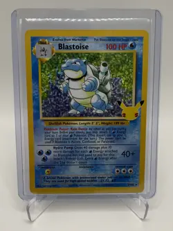 2021 Pokemon TCG Celebrations - Blastoise #2/102 Classic Collection Holo - Image 4