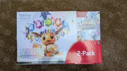 2x Pokemon TCG Prismatic Evolutions ETB with Booster Bundle Costco 2-Pack Sealed - Image 2