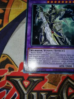 Buster Blader, Dragon Destroyer Swordsman mago-en101 (LP/MP) Gold Rare Yu-Gi-Oh! - Image 3