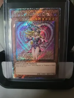 2024 YUGIOH RA03 1ST ED PLATINUM SECRET RARE DARK MAGICIAN GIRL NM 🔮 - Image 1