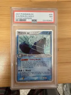 Pokemon TCG Walrein EX Power Keepers Holo Card 99/108 EX PSA 7 - Image 1