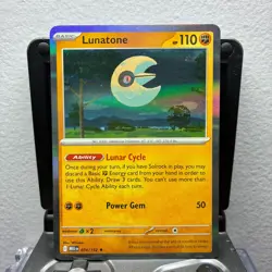 Lunatone - 074/132 - Pokemon Mega Evolution 2025 - Holo Rare Card NM - Image 1