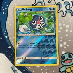 Poliwag 37/214 Reverse Holo Sun & Moon Unbroken Bonds Pokemon Card 2019 NM/LP - Image 1