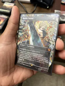 Magic the Gathering Buster Sword Borderless, Final Fantasy Regular Card #351 - Image 3