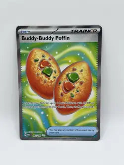 Buddy Buddy Poffin 167/132 Mega Evolution Secret Rare Pokemon Card NM - Image 1