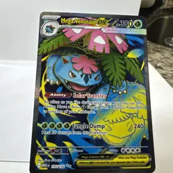 Mega Venusaur EX 155/132 Mega Evolution ENGLISH Pokemon TCG Card NM Ultra Rare - Image 1