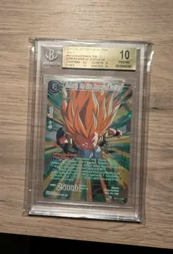 BGS 10 Dragon Ball Super Card Game Gotenks Grim Reaper Of Justice Collectors Ed - Image 1