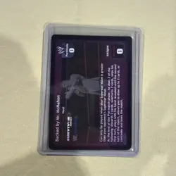 Backed by Mr. McMahon Throwback- WWF WWE Raw Deal - Pre-match Event Card - Image 1