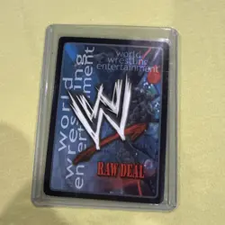 Backed by Mr. McMahon Throwback- WWF WWE Raw Deal - Pre-match Event Card - Image 2