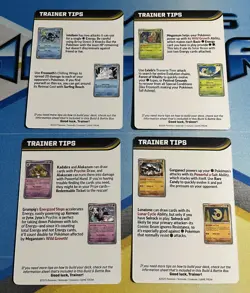 Pokemon TCG Mega Evolution Trainer Tips Art Card Set Build And Battle Prerelease - Image 2