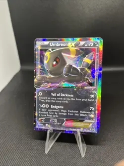 Pokemon TCG Umbreon EX XY Fates Collide Card 55/124 LP condition - Image 2