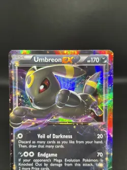 Pokemon TCG Umbreon EX XY Fates Collide Card 55/124 LP condition - Image 4