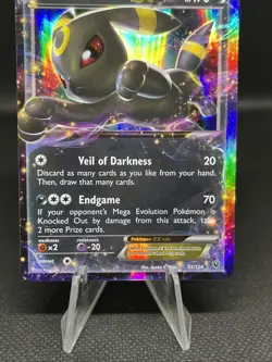 Pokemon TCG Umbreon EX XY Fates Collide Card 55/124 LP condition - Image 5