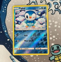 Piplup 32/156 Reverse Holo Sun & Moon Ultra Prism Set Pokemon Card 2018 LP - Image 1