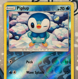 Piplup 32/156 Reverse Holo Sun & Moon Ultra Prism Set Pokemon Card 2018 LP - Image 2