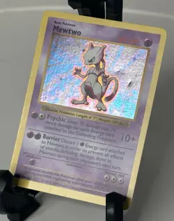 Mewtwo 010/102 Base Set (Shadowless) Holo Pokemon Card | Rare - Image 2