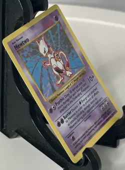 Mewtwo 010/102 Base Set (Shadowless) Holo Pokemon Card | Rare - Image 3