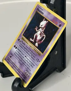 Mewtwo 010/102 Base Set (Shadowless) Holo Pokemon Card | Rare - Image 4