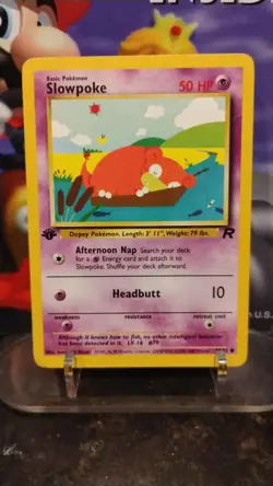 SLOWPOKE Team Rocket Series POKEMON Non-Holo 1st Edition 2000 Trading Card 67/82 - Image 1