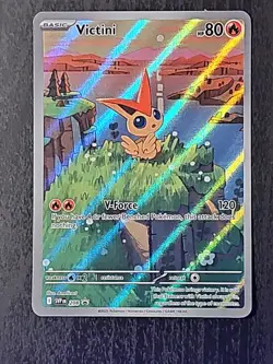 Pokemon TCG Victini Full Art Holo Black Star Promo Card 208 - MINT Condition - Image 1