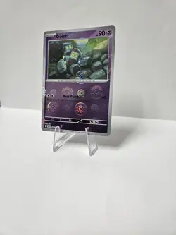 Golett (Poke Ball Pattern) 042/086 SV: Black Bolt Holo Pokemon Card NM/M - Image 1