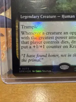 Kraven the Hunter #273 Extended Art Foil | MTG Marvel Spider-Man Villain - Image 2