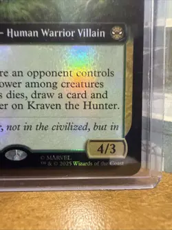 Kraven the Hunter #273 Extended Art Foil | MTG Marvel Spider-Man Villain - Image 3