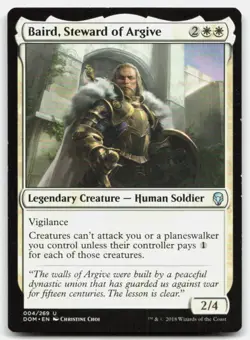 MTG Baird, Steward of Argive U Dominaria 4 LP - Image 1