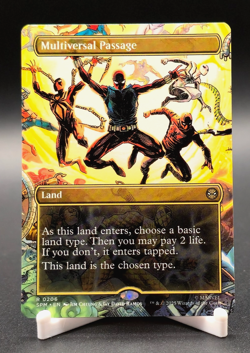 Multiversal Passage MTG Marvel's Spider-Man Borderless Rare #206 NM+ - Image 1