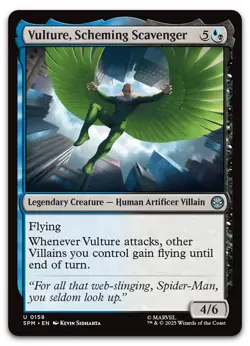 Vulture, Scheming Scavenger #158 (NM) Spider-Man SPM Magic MTG - Image 1