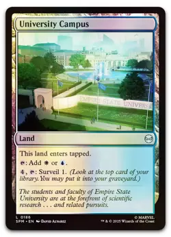 University Campus #186 (Foil) (NM) Spider-Man SPM Magic MTG - Image 1