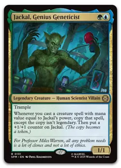 Jackal, Genius Geneticist #131 (NM) Spider-Man SPM Magic MTG - Image 1