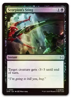 Scorpion's Sting #65 (Foil) (NM) Spider-Man SPM Magic MTG - Image 1