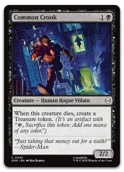 Common Crook #53 (NM) Spider-Man SPM Magic MTG - Image 1