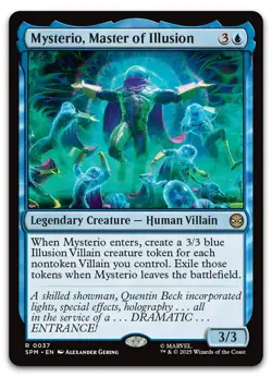 Mysterio, Master of Illusion #37 (NM) Spider-Man SPM Magic MTG - Image 1