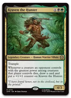 Kraven the Hunter #133 (NM) Spider-Man SPM Magic MTG - Image 1