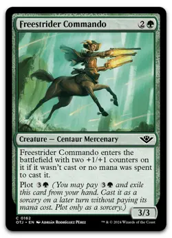 Freestrider Commando #162 (NM) Thunder Junction OTJ Magic MTG - Image 1