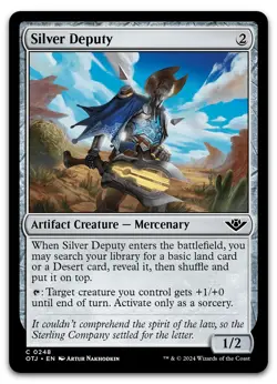 Silver Deputy #248 (NM) Thunder Junction OTJ Magic MTG - Image 1