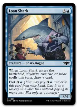 Loan Shark #55 (NM) Thunder Junction OTJ Magic MTG - Image 1