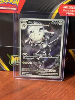 Steelix 150/132 Illustration Rare Pokemon Mega Evolution English GREAT CENTERING - Image 1
