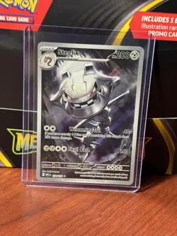 Steelix 150/132 Illustration Rare Pokemon Mega Evolution English GREAT CENTERING - Image 3