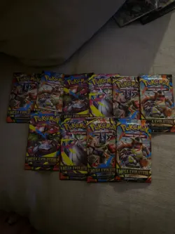 Mega Evolution Pokemon Booster Pack Art Set [New] - Lot of 10 Sealed Packs - Image 2